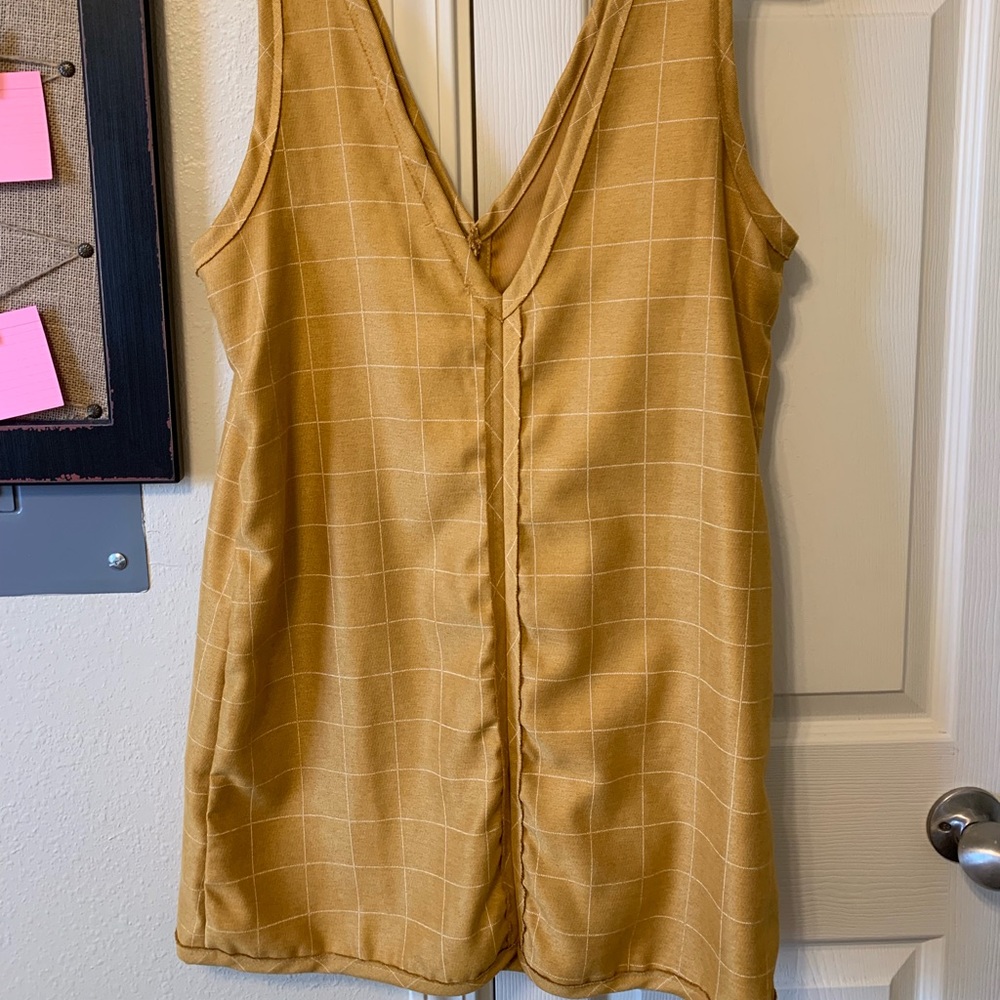 Gold jumper dress (boutique)